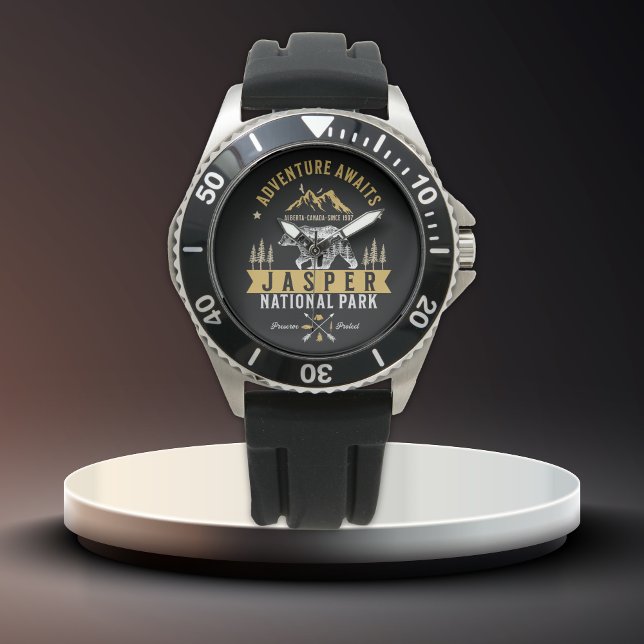 Jasper National Park Alberta Canada Travel Horloge (Creator heeft geüpload)