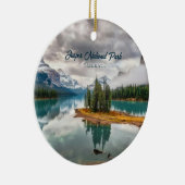 Jasper National Park Banff Canada Souvenir Keramisch Ornament (Rechts)