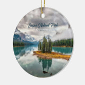 Jasper National Park Banff Canada Souvenir Keramisch Ornament (Links)