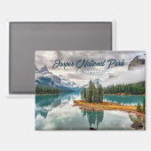 Jasper National Park Banff Canada Souvenir Magneet (Voorkant / Achterkant)