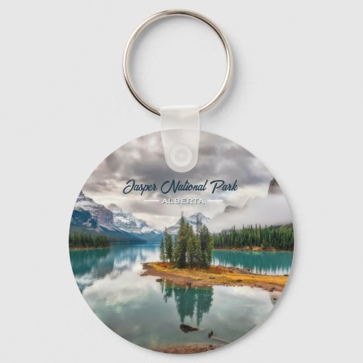 Jasper National Park Banff Canada Souvenir Sleutelhanger (Voorkant)