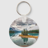 Jasper National Park Banff Canada Souvenir Sleutelhanger (Achterkant)