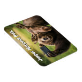 Jasper National Park Beer Moose Selfie Nederland Magneet (Rechterzijde)