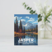 Jasper National Park Bergen Meerzicht Briefkaart (Staand voorkant)