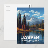 Jasper National Park Bergen Meerzicht Briefkaart (Voorkant / Achterkant)