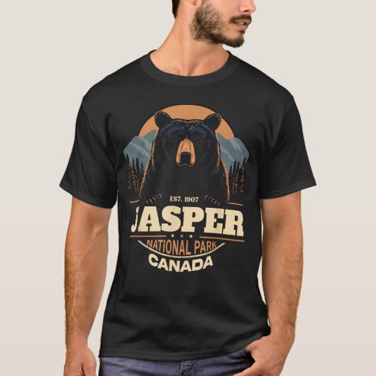 Jasper National Park Brits-Columbia T-shirt (Voorkant)