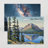 Jasper National Park Canada Briefkaart (Voorkant / Achterkant)