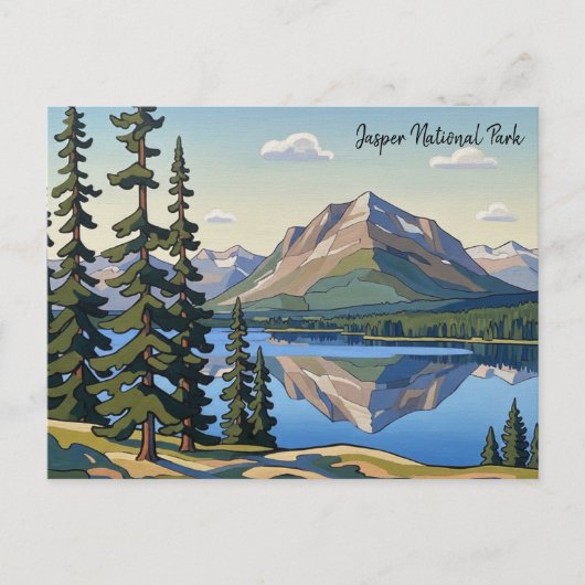 Jasper National Park Canada Briefkaart (Voorkant)
