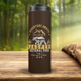 Jasper National Park Canada Forest Landscape Thermosbeker