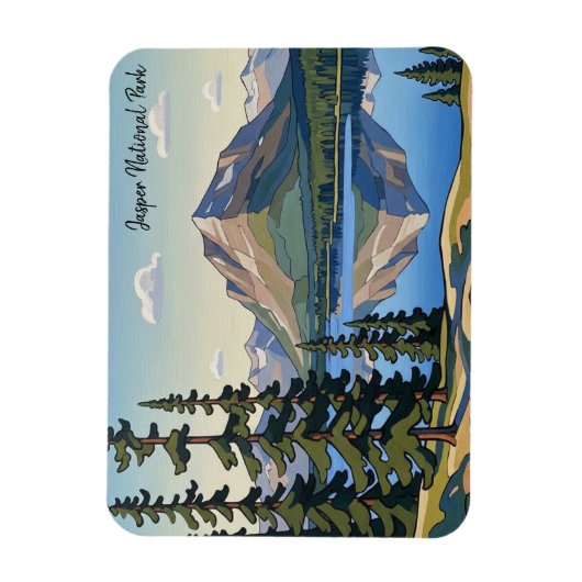 Jasper National Park Canada Magneet (Verticaal)