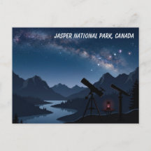 Jasper National Park Canada Nachtelijke Hemel Ansi
