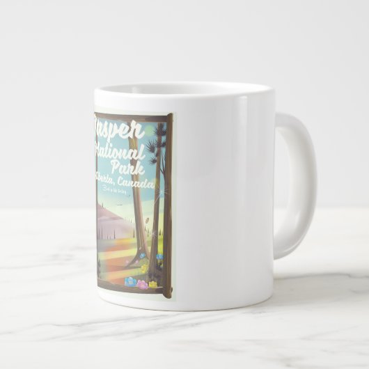 Jasper National Park, Canada reisposter Grote Koffiekop (Voorkant rechts)