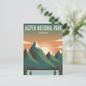 Jasper National Park Canada Reizen Briefkaart (Staand voorkant)