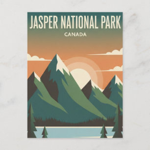 Jasper National Park Canada Reizen Briefkaart