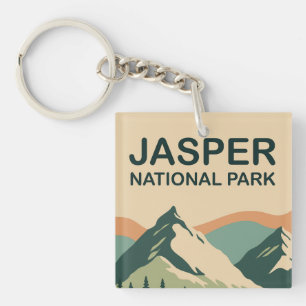 Jasper National Park Canada Schitterende Natuur Ku Sleutelhanger
