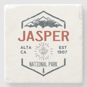 Jasper National Park Canada  Stenen Onderzetter