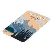 Jasper National Park Canada Travel Art  Magneet (Linkerzijde)