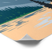 Jasper National Park Canada Travel Art  Poster (Hoek)