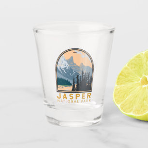 Jasper National Park Canada Travel Art Shot Glas