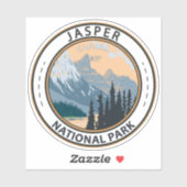 Jasper National Park Canada Travel Art  Sticker (Vel)