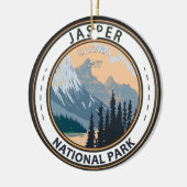 Jasper National Park Canada Travel  Badge Keramisch Ornament (Links)