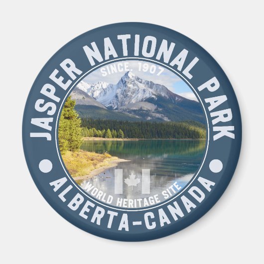 Jasper National Park, Canadian Rockies Magneet (Voorkant)