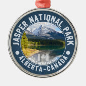 Jasper National Park, Canadian Rockies Metalen Ornament (Voorkant)