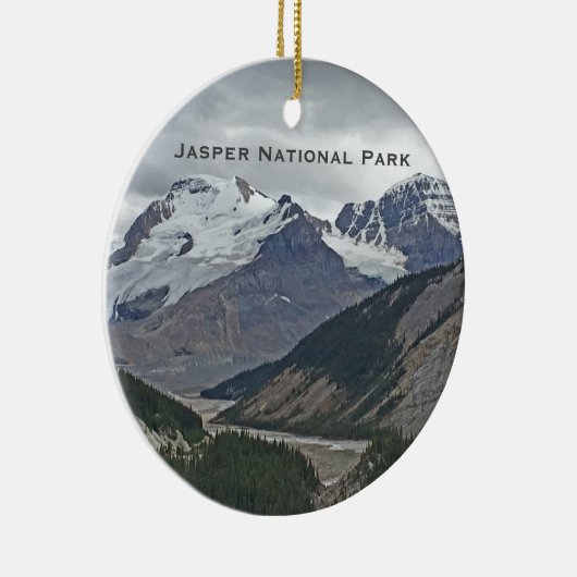 Jasper National Park Glacier Travel Ornament (Rechts)