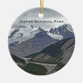 Jasper National Park Glacier Travel Ornament