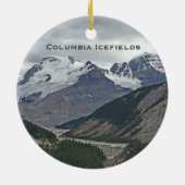 Jasper National Park Glacier Travel Ornament (Achterkant)