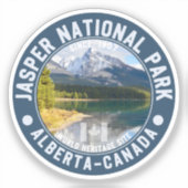 Jasper National Park in Alberta, Canada Sticker (Voorkant)