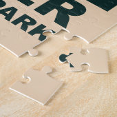 Jasper National Park Minimalist Outdoor Design Legpuzzel (Zijkant)