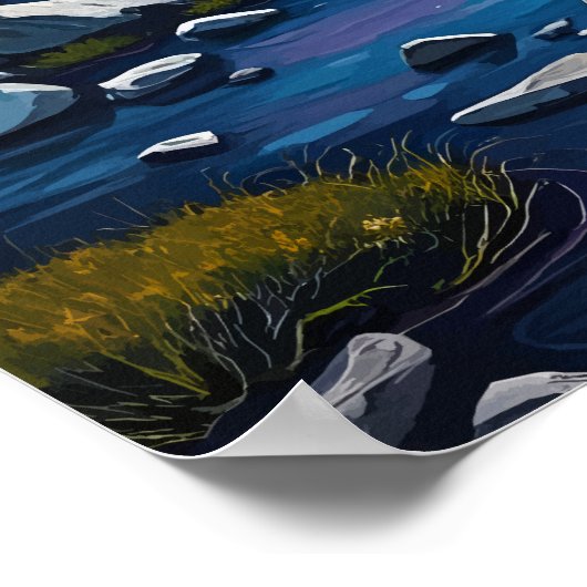 Jasper National Park - Over de Melkweg Poster (Hoek)