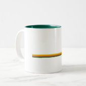 Jasper National Park Pine Trees Sun Tweekleurige Koffiemok (Voorkant links)