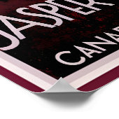 Jasper National Park Poster Canadese Rocky Mountai (Hoek)