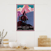 Jasper National Park Poster Canadese Rocky Mountai (Keuken)