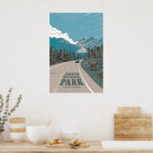 Jasper National Park Reisposter Poster (Keuken)
