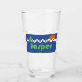 Jasper National Park Retro Glas (Voorkant)