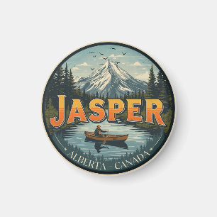 Jasper National Park Rocky Mountains Avontuur gif Magneet