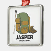 Jasper National Park-rugzak Metalen Ornament (Links)