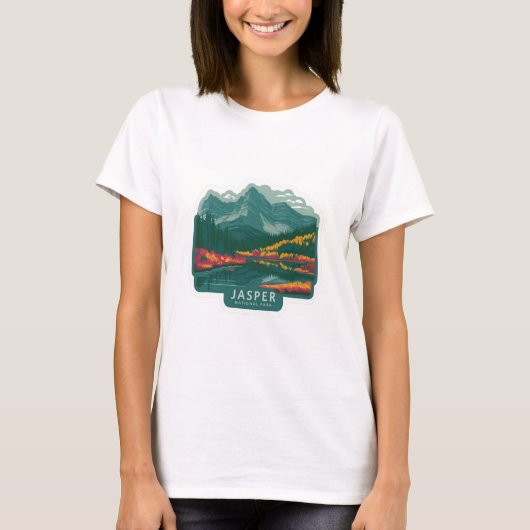 jasper national park sticker t-shirt (Voorkant)