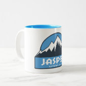 Jasper National Park Tweekleurige Koffiemok (Voorkant links)