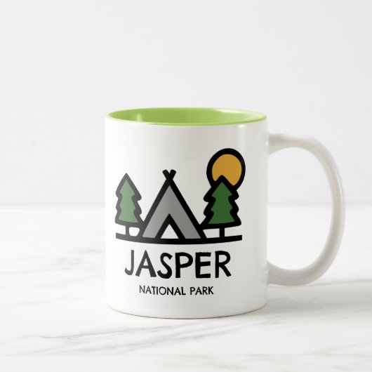 Jasper National Park Tweekleurige Koffiemok (Rechts)