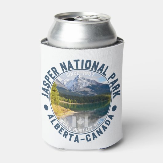 Jasper Park in Alberta, Canada Blikjeskoeler (Blikje Voorkant)