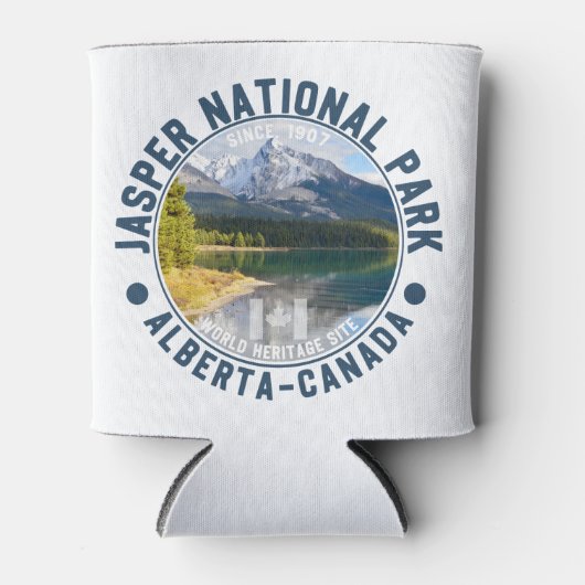 Jasper Park in Alberta, Canada Blikjeskoeler (Voorkant)