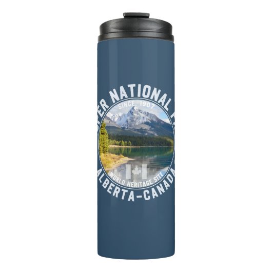 Jasper Park in Alberta, Canada Thermosbeker (Voorkant)