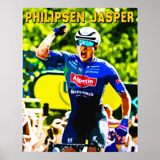 Jasper Philipsen, Tour de France etappe 7 Poster (Voorkant)