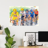 Jasper Philipsen wint etappe 13 Tour de France Poster (Thuiskantoor)