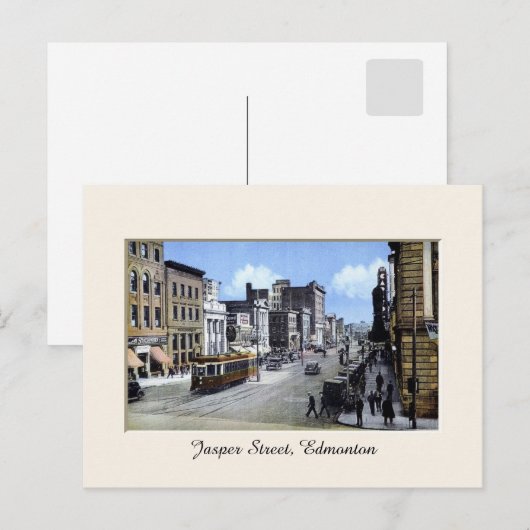 Jasper Street, Edmonton, Alberta, Canada Briefkaart (Voorkant / Achterkant)