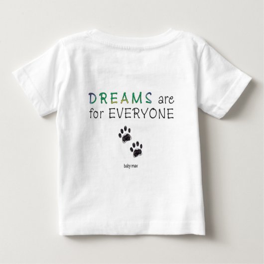 Jasper-the-Puppy Baby Pullover Hoodie (Achterkant)